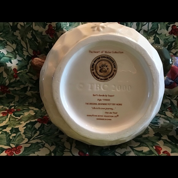 The Boyd’s Collection: Bundle Up Snowman Teapot Set ... Rare - Picture 3 of 12